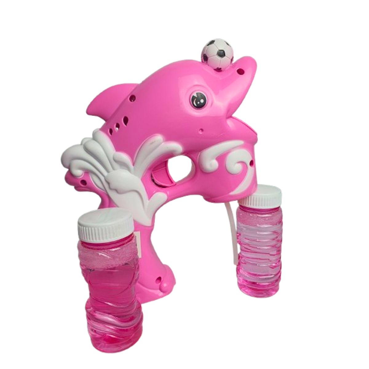 Brinquedo Pistola Lança Bolha Golfinho Rosa Com Som E Luz Brinquedo Pistola Lança Bolha Golfinho Rosa Com Som E Luz